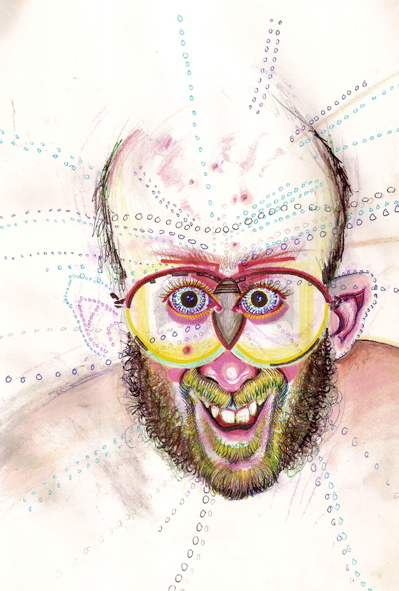 Illustration for article titled The self-portraits of an artist under the influence of meth, PCP, and other drugs